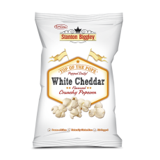 Stanton Biggley White Cheddar Flavoured Crunchy Popcorn 90g